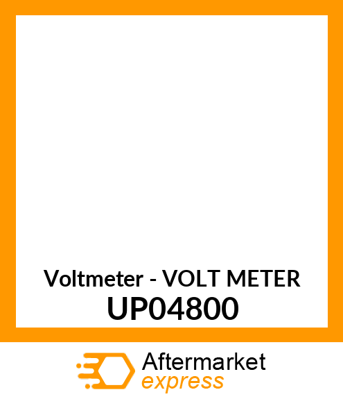 Voltmeter - VOLT METER UP04800