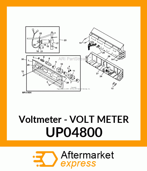 Voltmeter - VOLT METER UP04800