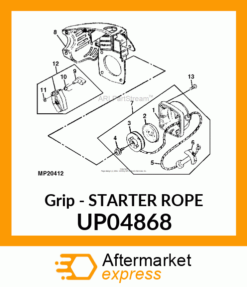 Grip - STARTER ROPE UP04868