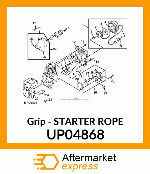 Grip - STARTER ROPE UP04868