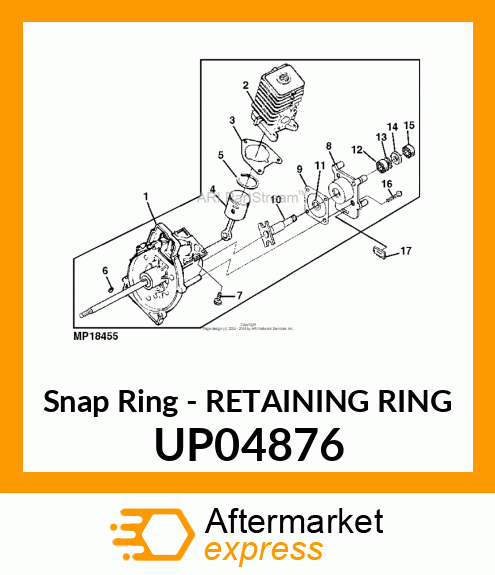 Snap Ring - RETAINING RING UP04876