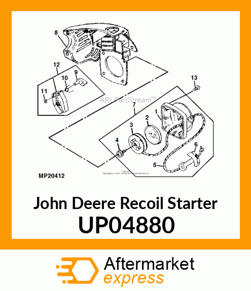 Recoil Starter - RECOIL STARTER UP04880