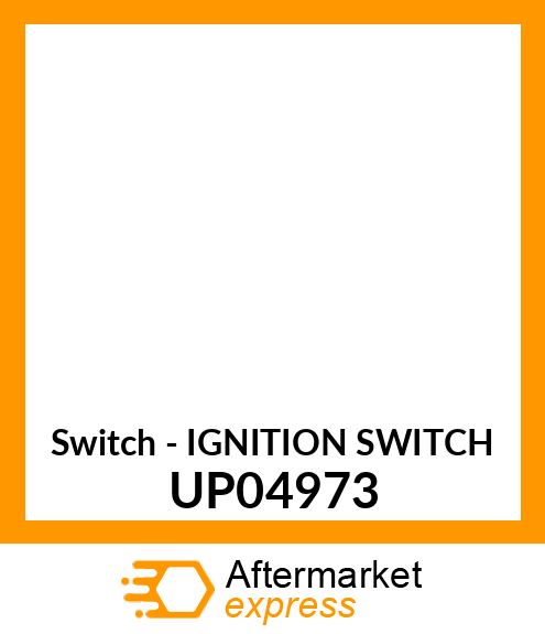 Switch - IGNITION SWITCH UP04973