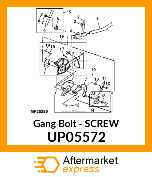 Gang Bolt - SCREW UP05572