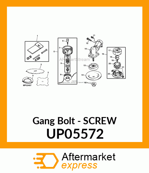 Gang Bolt - SCREW UP05572