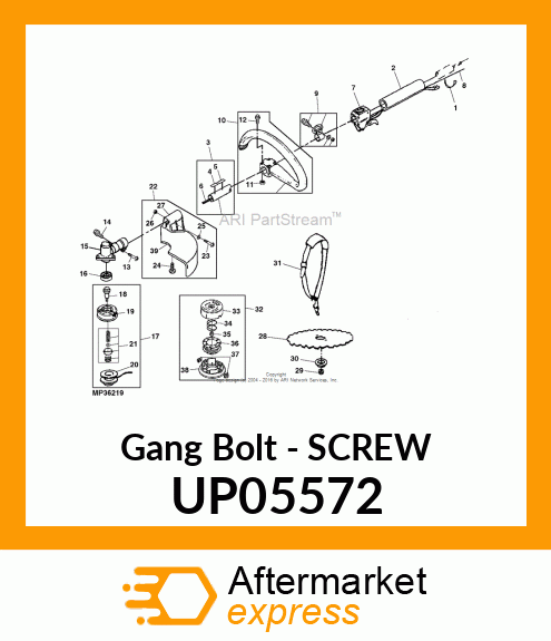 Gang Bolt - SCREW UP05572