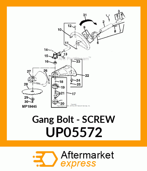 Gang Bolt - SCREW UP05572