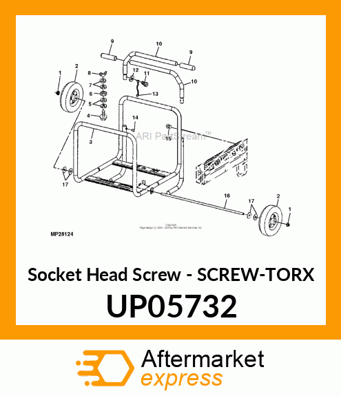 Socket Head Screw - SCREW-TORX UP05732