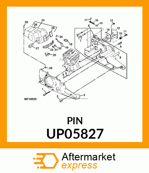 Pin - COTTER PIN,# UP05827