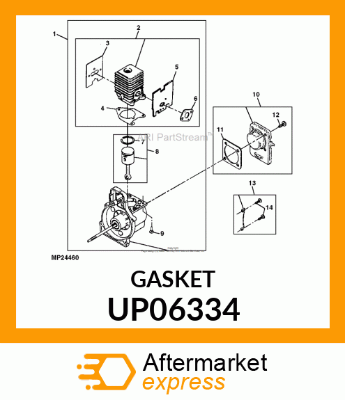 Gasket - MUFFLER GASKET UP06334