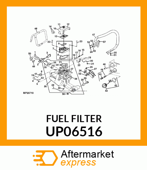 Fuel Filter - FUEL FILTER UP06516