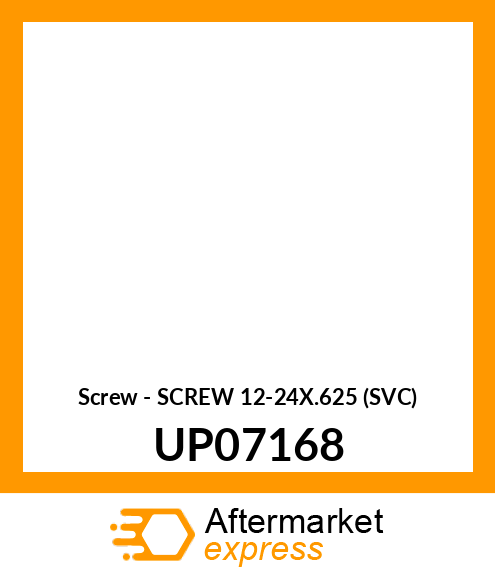 Screw - SCREW 12-24X.625 (SVC) UP07168