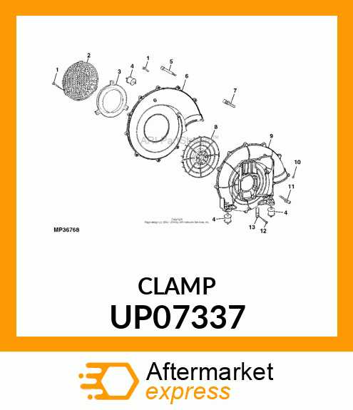 Clamp UP07337