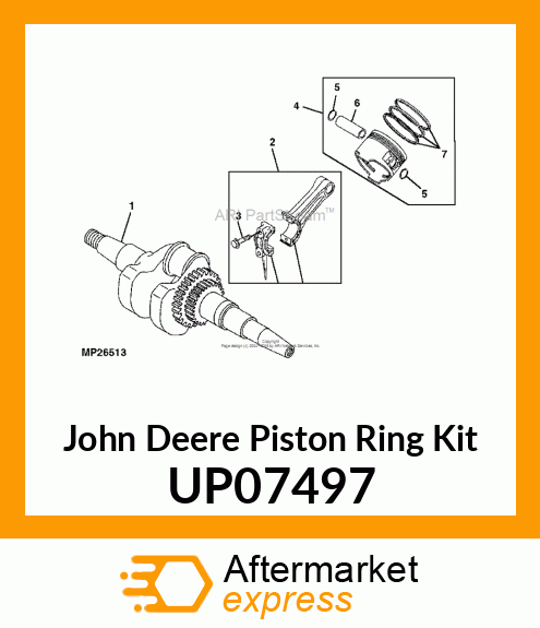 Piston Ring Kit UP07497