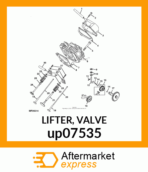 LIFTER, VALVE up07535