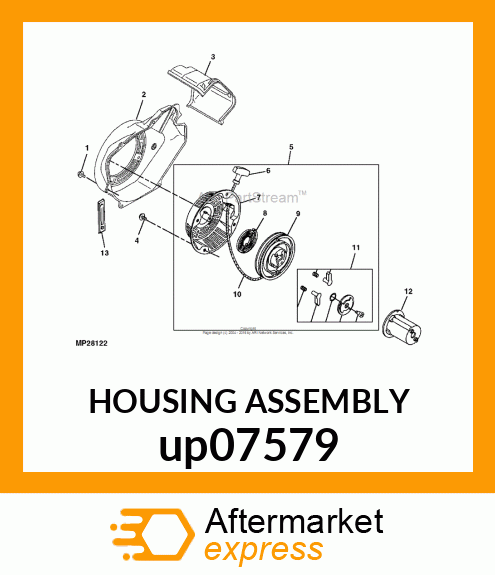 HOUSING ASSEMBLY up07579