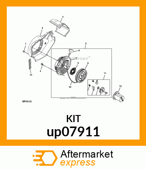 KIT, PAWL REPAIR up07911