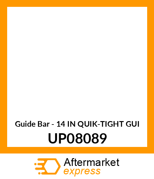 Guide Bar - 14 IN QUIK-TIGHT GUI UP08089