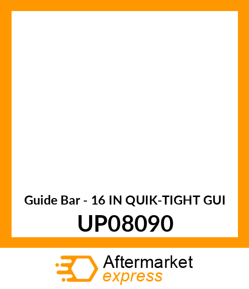 Guide Bar - 16 IN QUIK-TIGHT GUI UP08090