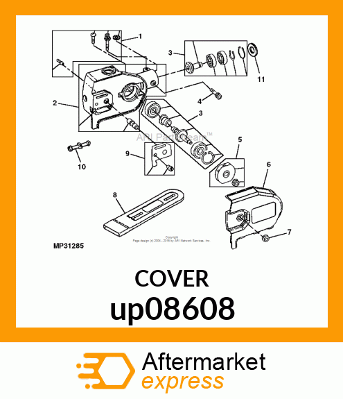 COVER, DRIVE CASE up08608