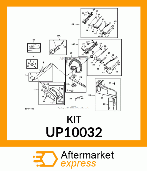 Adapter Kit - KIT, 16" CUT0FF BLADE UP10032