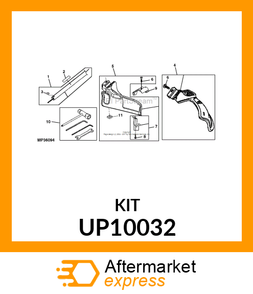 Adapter Kit - KIT, 16" CUT0FF BLADE UP10032