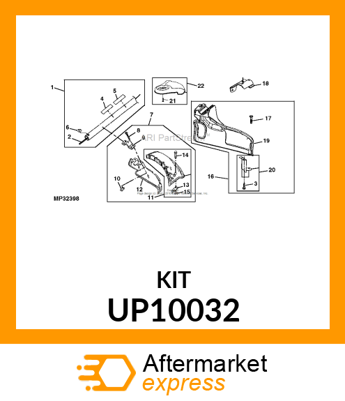 Adapter Kit - KIT, 16" CUT0FF BLADE UP10032