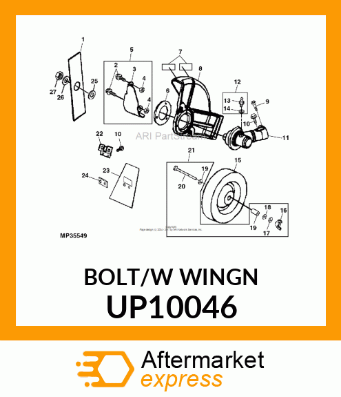 Adapter Kit - KIT, WHEEL BOLT, SE UP10046