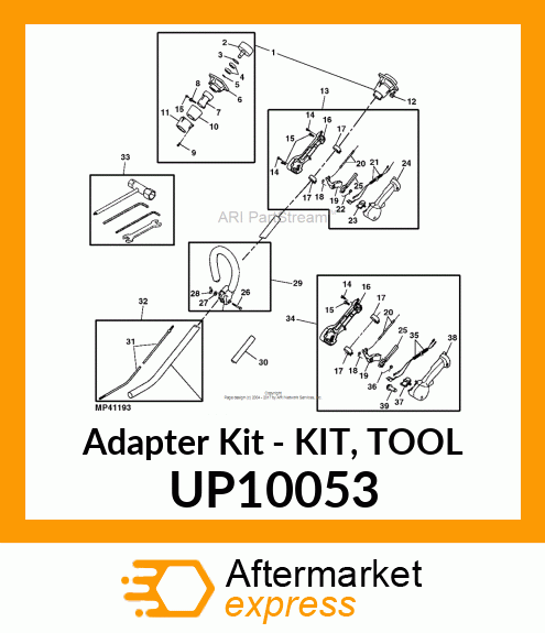 Adapter Kit - KIT, TOOL UP10053