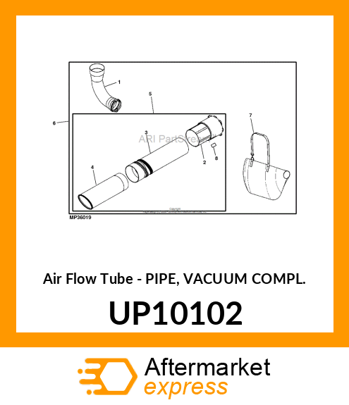 Air Flow Tube UP10102