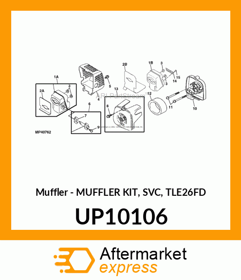 Muffler UP10106
