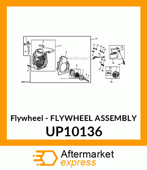 Flywheel UP10136