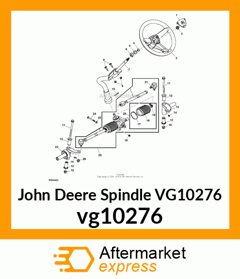 SPINDLE, RH vg10276