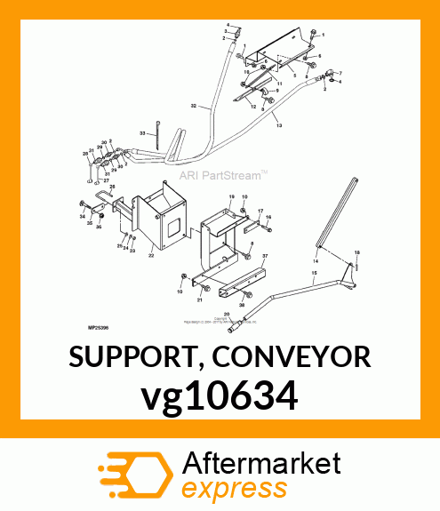 SUPPORT, CONVEYOR vg10634