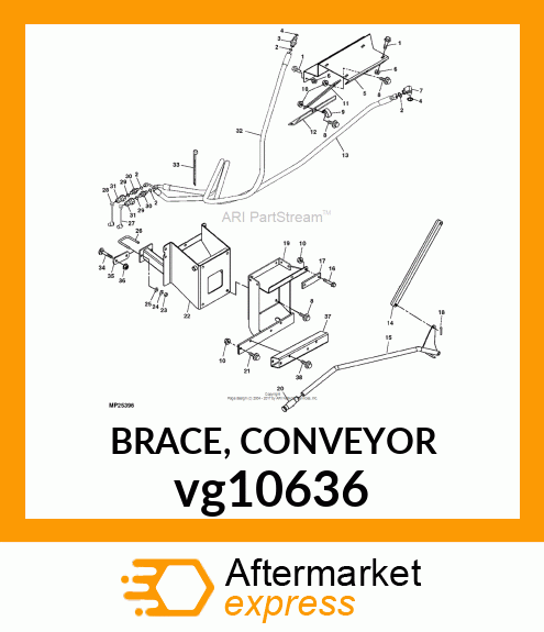 BRACE, CONVEYOR vg10636