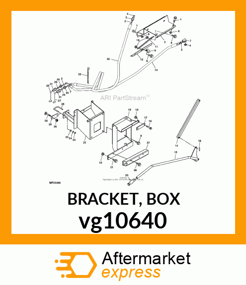 BRACKET, BOX vg10640