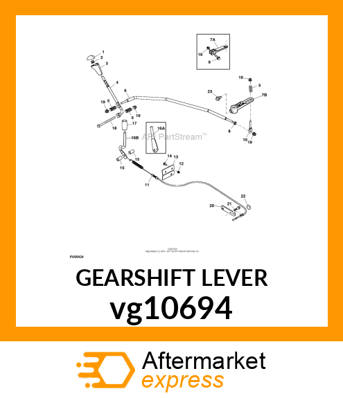 GEARSHIFT LEVER vg10694