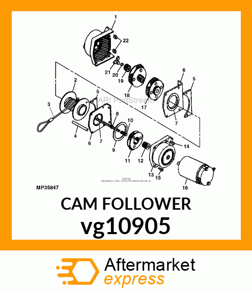 CAM FOLLOWER vg10905