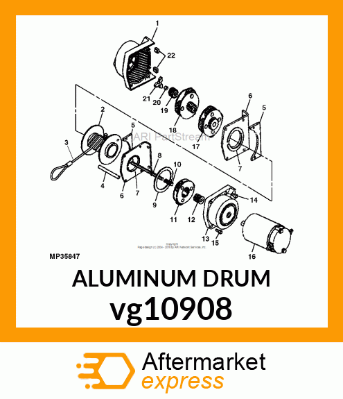 ALUMINUM DRUM vg10908