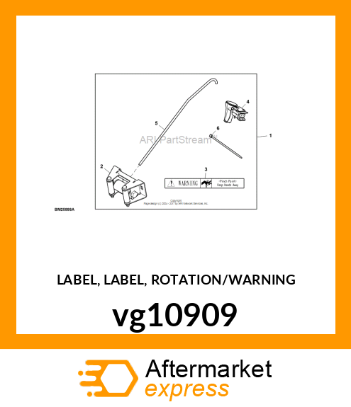 LABEL, LABEL, ROTATION/WARNING vg10909