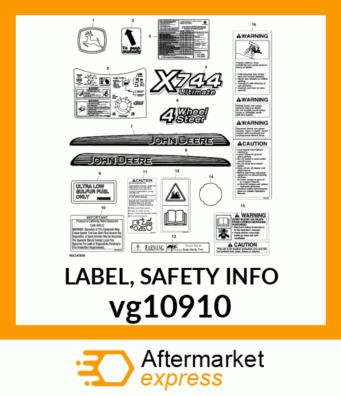 LABEL, SAFETY INFO vg10910