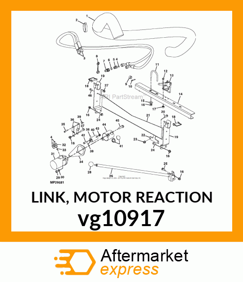 LINK, MOTOR REACTION vg10917