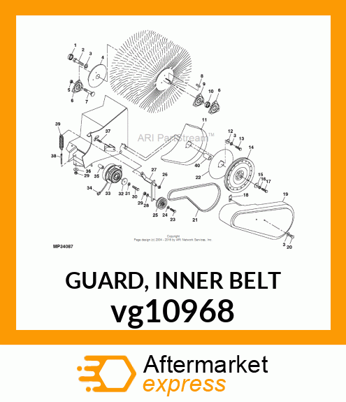 GUARD, INNER BELT vg10968