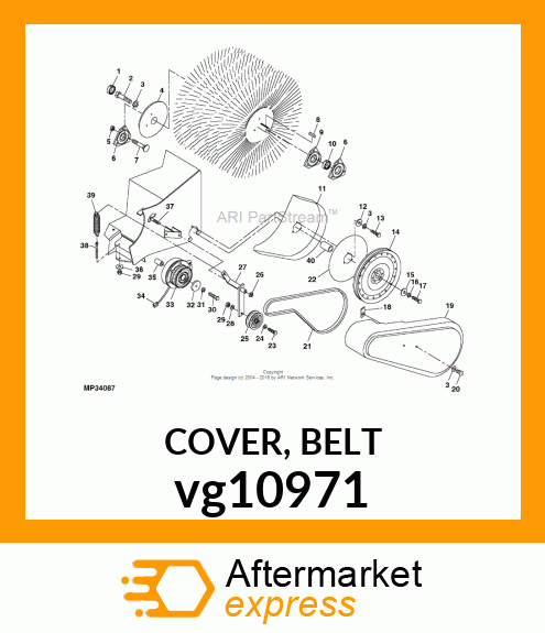 COVER, BELT vg10971