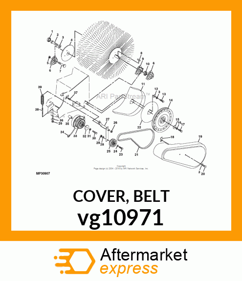 COVER, BELT vg10971