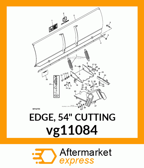 EDGE, 54" CUTTING vg11084