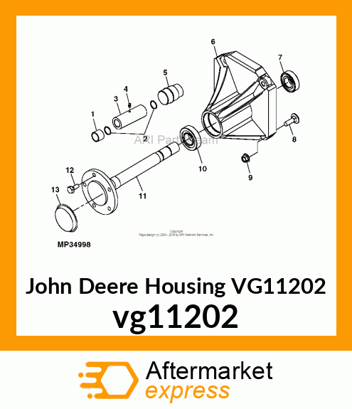 AXLE HOUSING vg11202