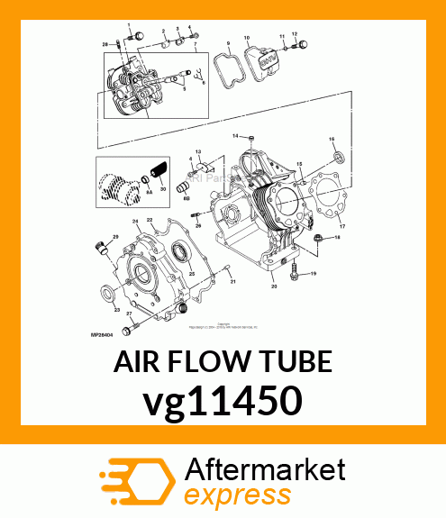 TUBE, AIR INTAKE 4X2 VG11450