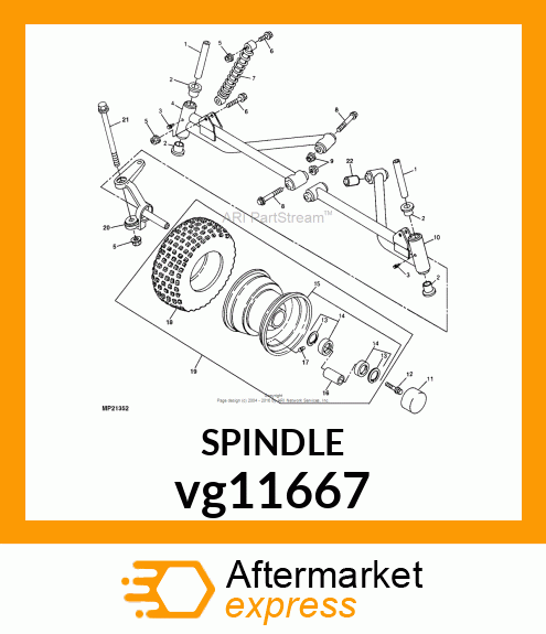 SPINDLE, LH vg11667