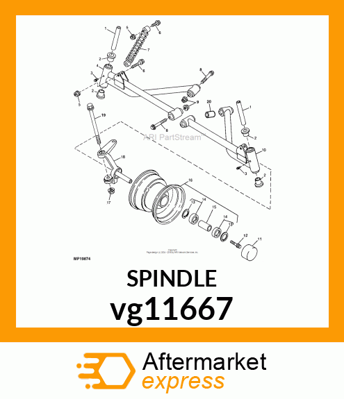 SPINDLE, LH vg11667